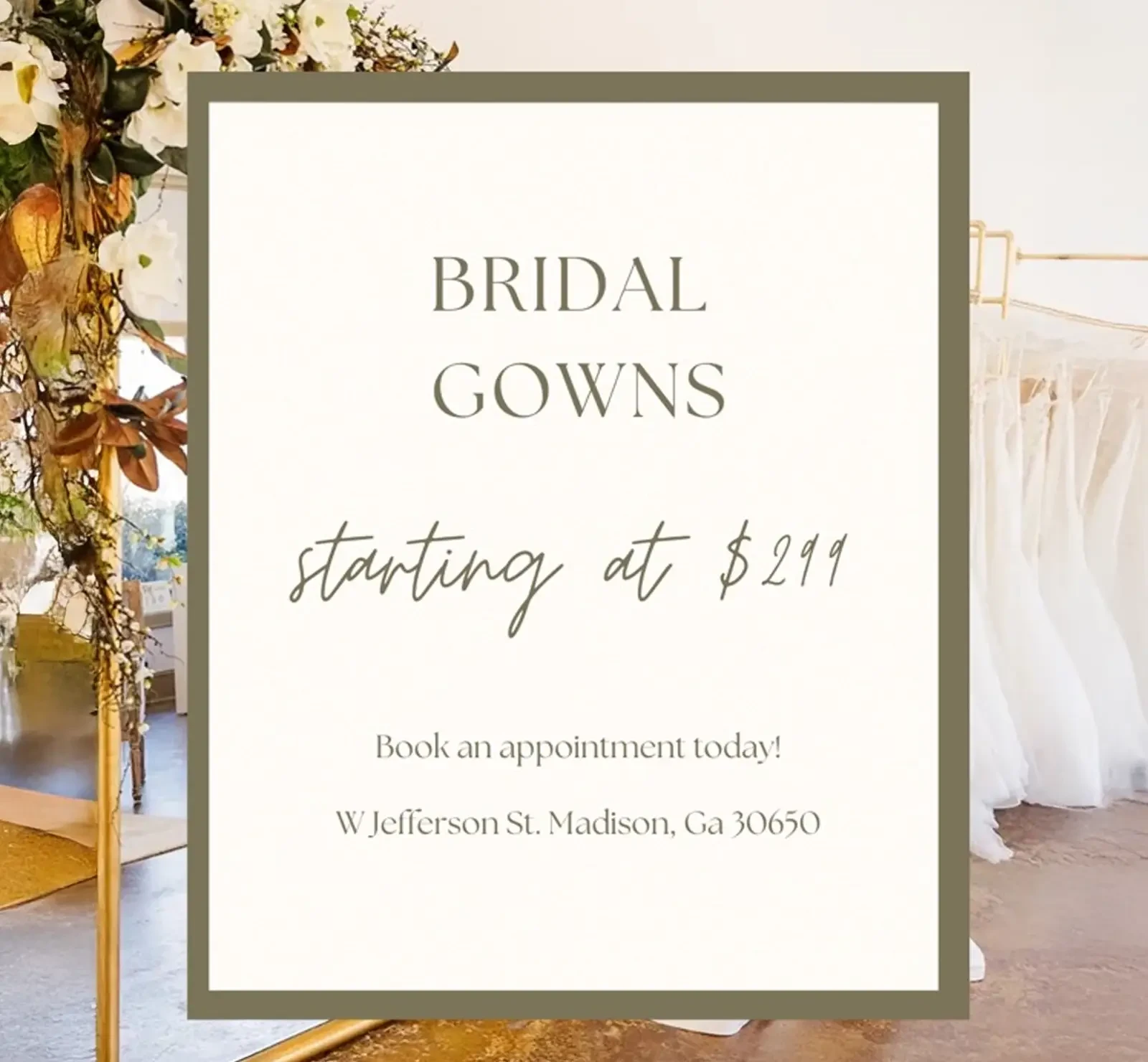 Fall Sample Sale! - Bridal