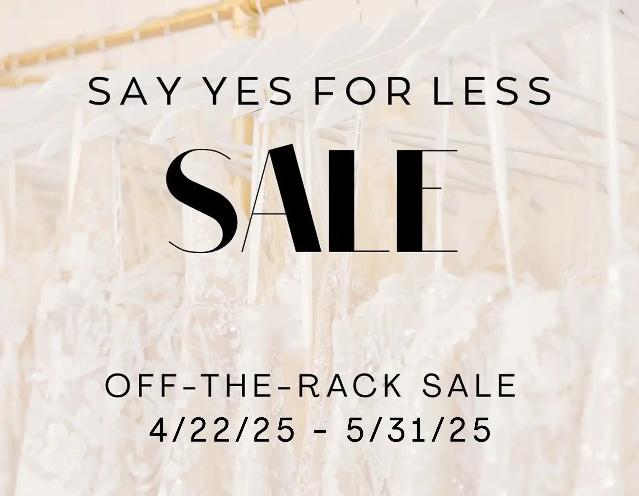 Say Yes for Less Sale