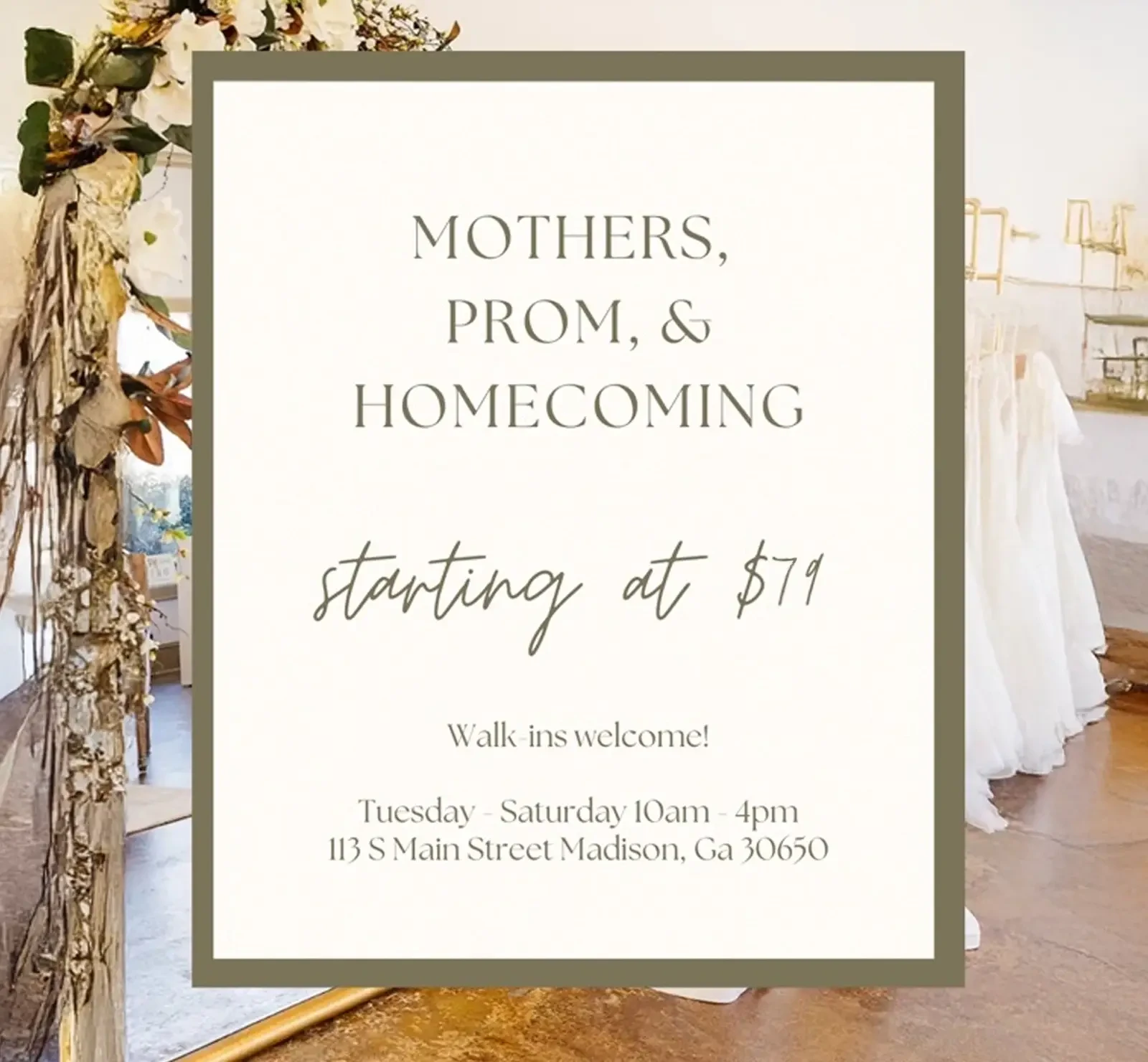 Fall Sample Sale! - Formals