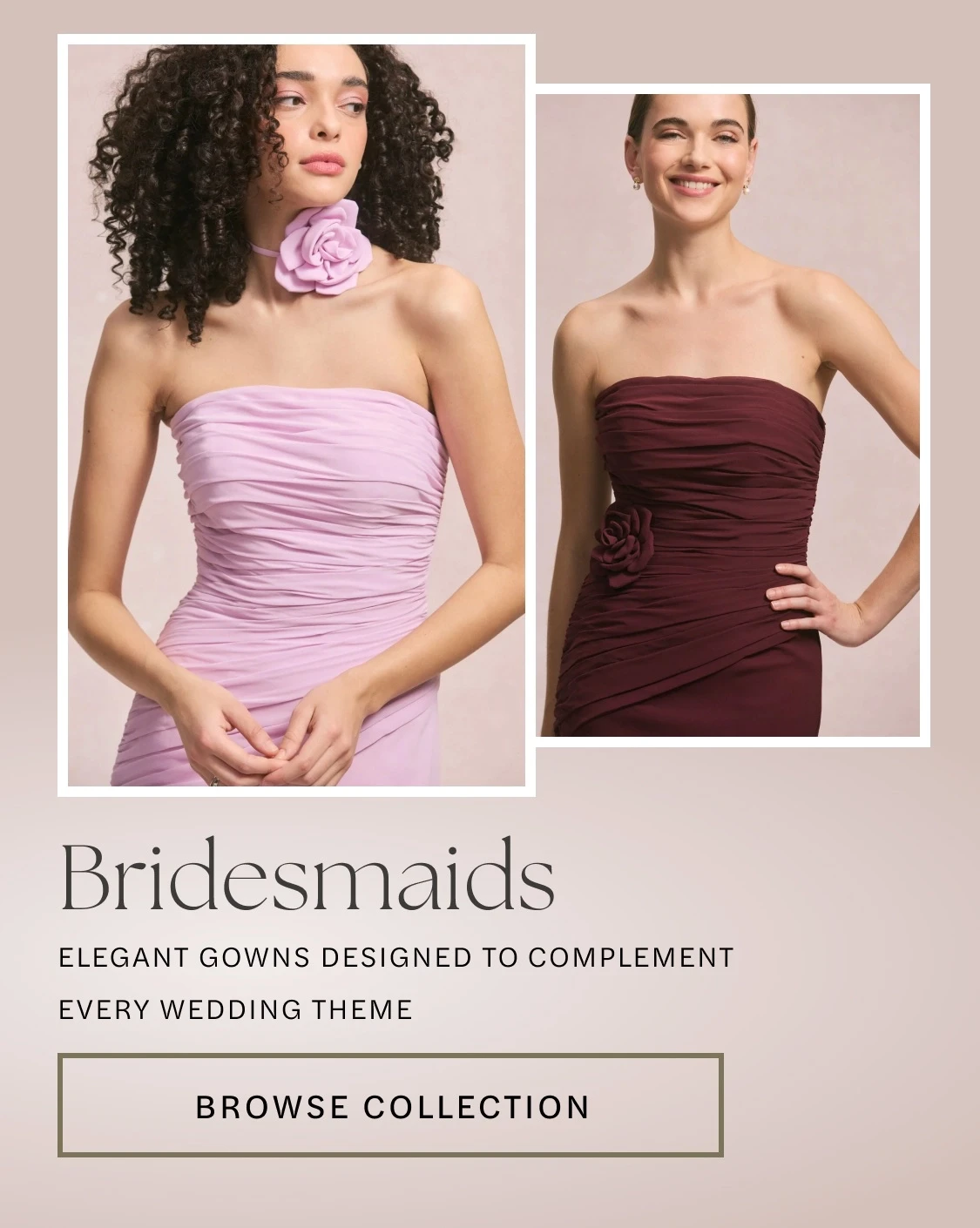 Bridesmaids banner mobile