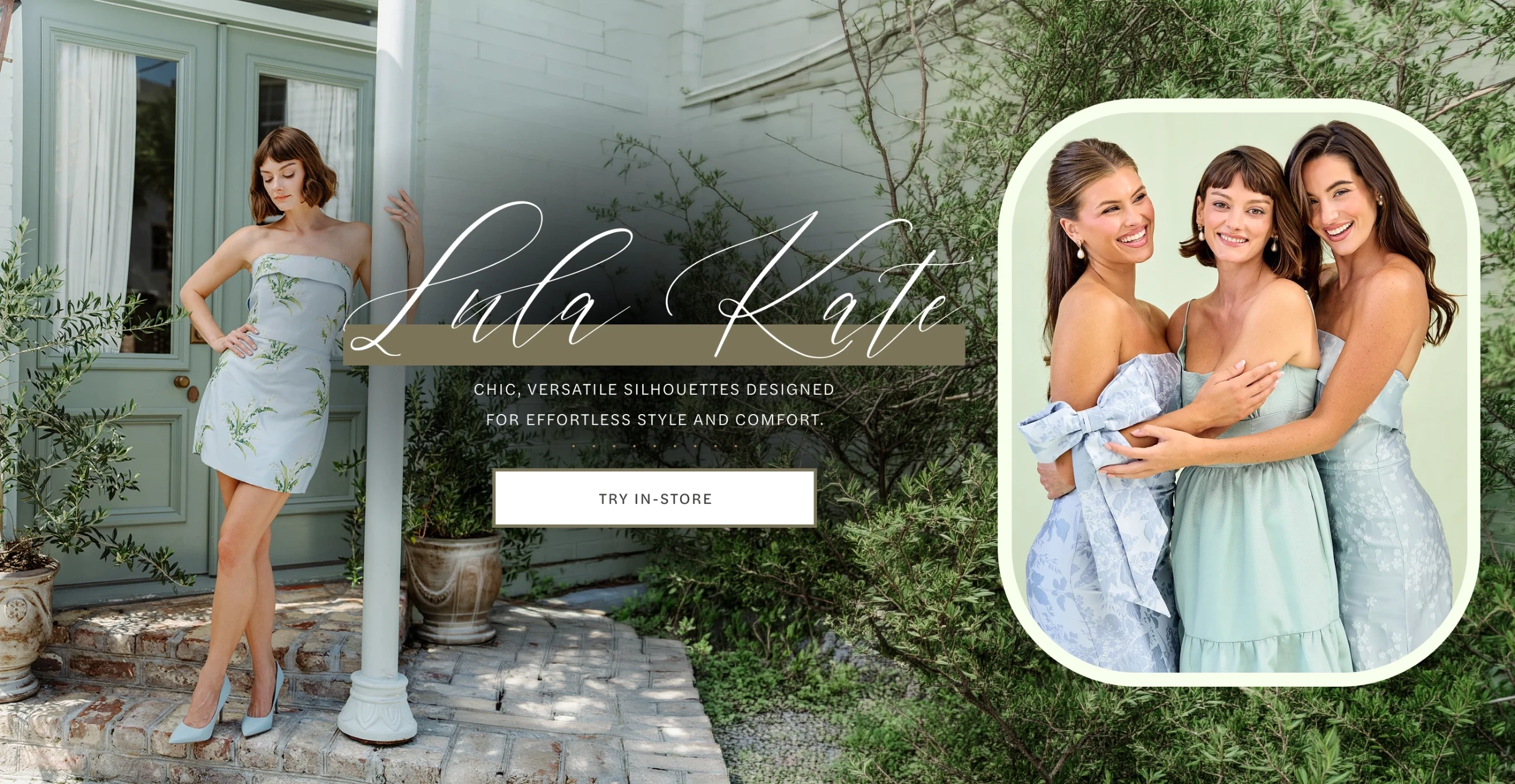 lula kate, try-in store banner