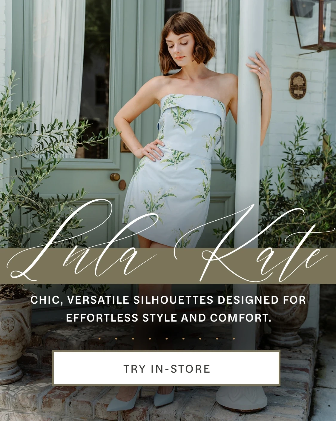 lula kate, try-in store banner