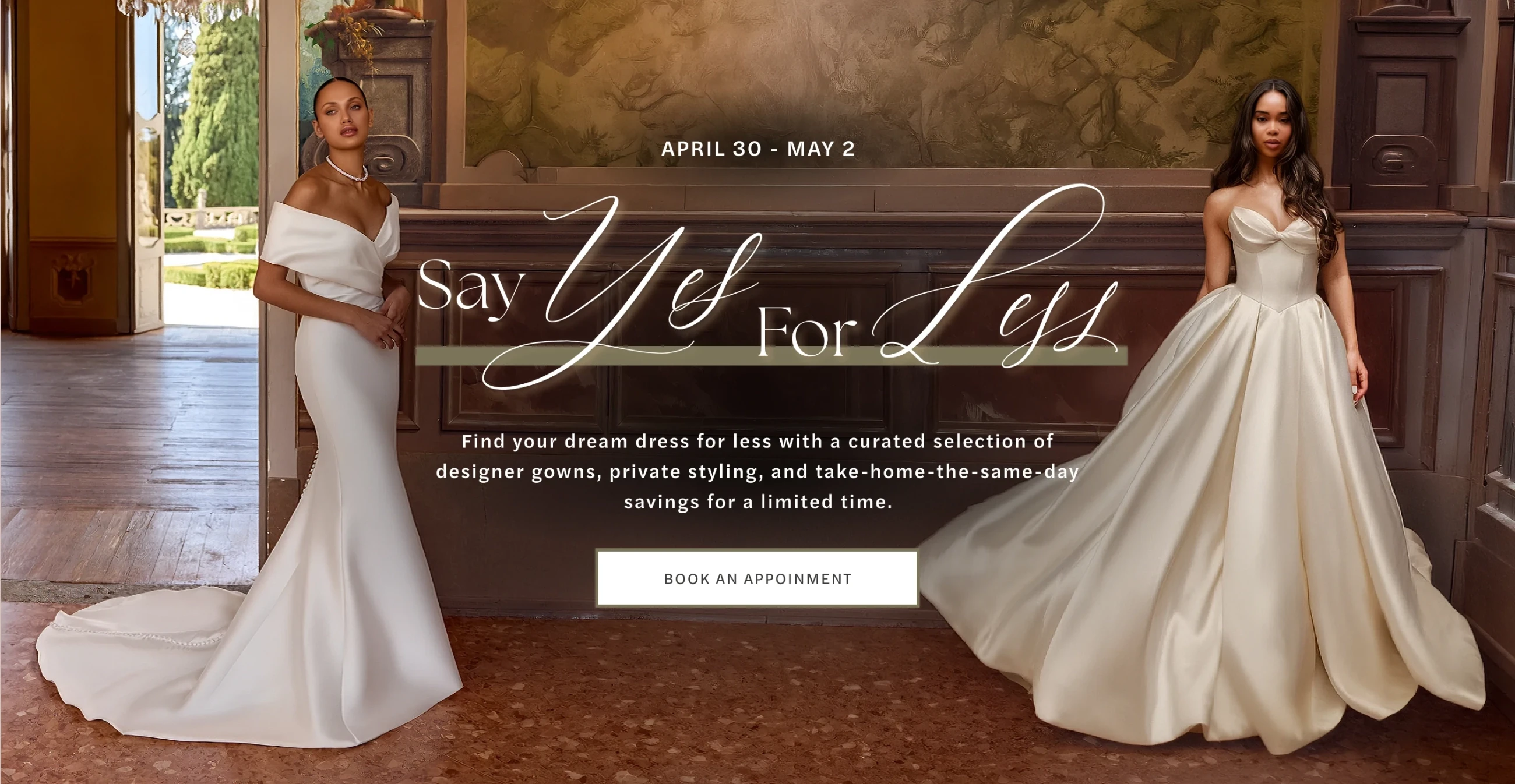 Say Yes for Less Event Banner